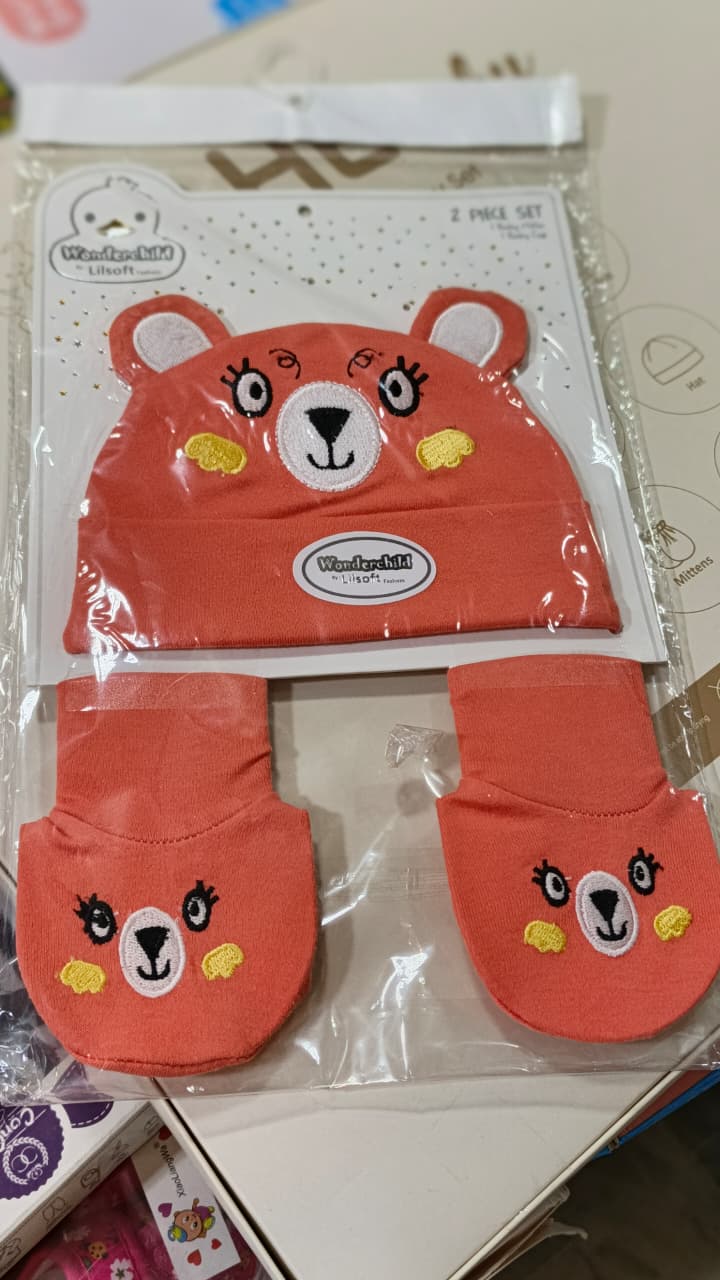 New born baby cap set